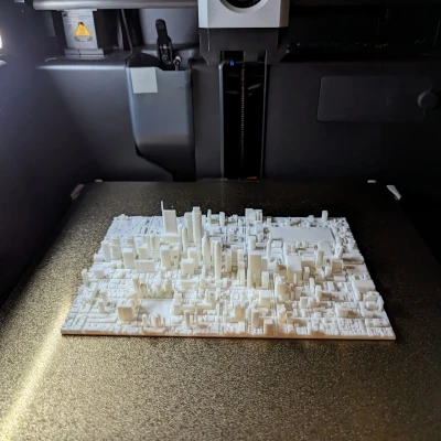 Mô Hình Thu Nhỏ 3D Philadelphia Pennsylvania