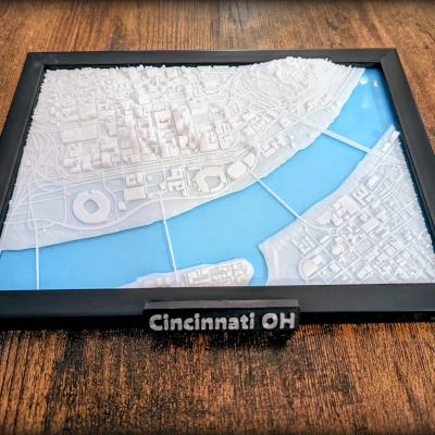 Mô hình 3D thu nhỏ Cincinnati Ohio