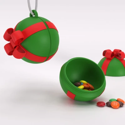 Quả châu Giáng sinh có chỗ giấu quà bí mật