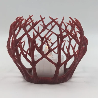 Chân Nến Cây Kinh Dị Halloween - Trang Trí Ma Quái In 3D