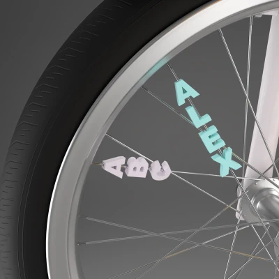 Chữ Cái Hạt Nan Hoa Xe Đạp