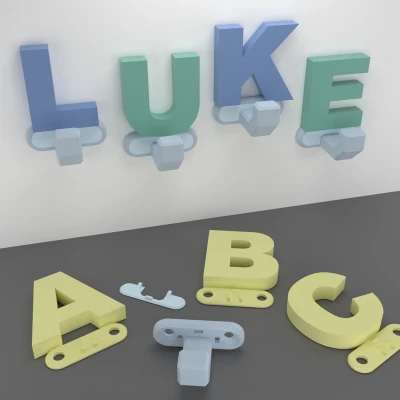 Móc Treo Chữ Cái - Tự Tạo Tên Hoặc Thông Điệp Của Riêng Bạn