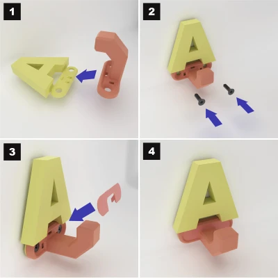 Móc Treo Chữ Cái - Tự Tạo Tên Hoặc Thông Điệp Của Riêng Bạn