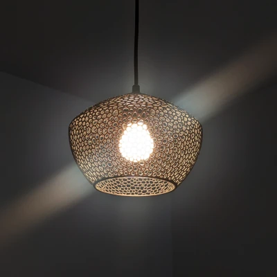 Chụp đèn cấu trúc voronoi