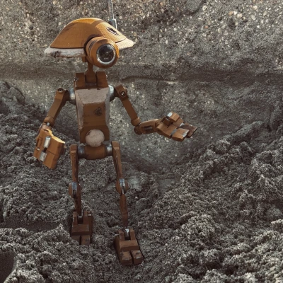 Pit Droid - Phong cách Star Wars - Tỉ lệ 1/4