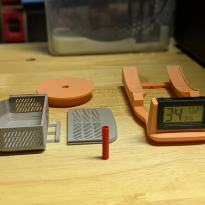 Hộp hút ẩm ngũ cốc