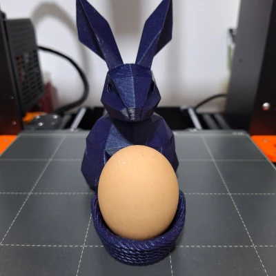 Giỏ đựng trứng Phục Sinh hình thỏ (Không cần support)