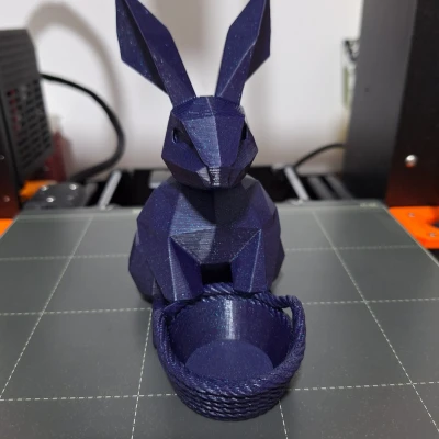 Giỏ đựng trứng Phục Sinh hình thỏ (Không cần support)