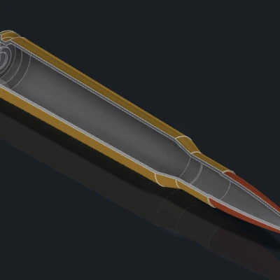 Mô hình đầu đạn 7.62mm X 51mm NATO