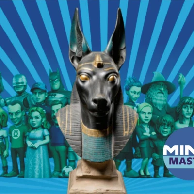 Tượng Bán Thân Anubis