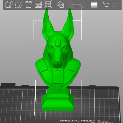 Tượng Bán Thân Anubis