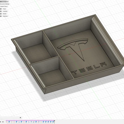 Khay Trung Tâm Console Tesla Model Y Juniper 2025