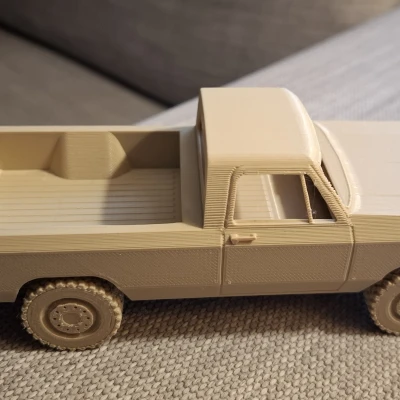 Xe Đồ Chơi Dodge Ram 1985 In Liền