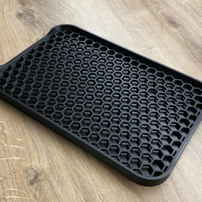 Khay Hứng Nước Hình Lục Giác Tổ Ong