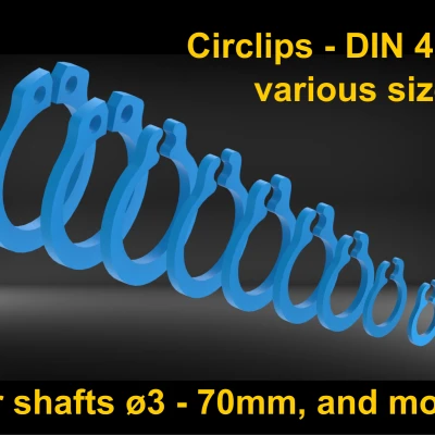 Circlip DIN 471 - đủ loại kích cỡ