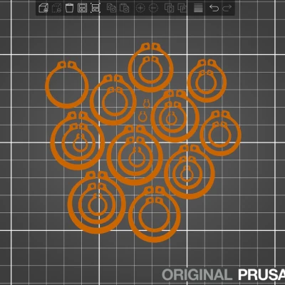 Circlip DIN 471 - đủ loại kích cỡ