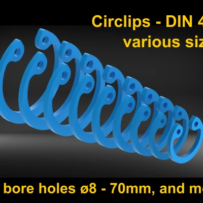 Vòng chặn DIN 472 - nhiều kích cỡ