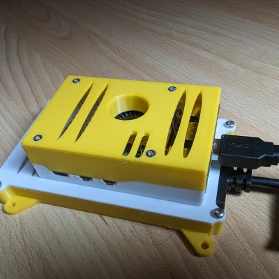 Raspberry Pi 5 Active Cooler kèm Đế Gắn SSD/HDD 2.5" Linh Hoạt