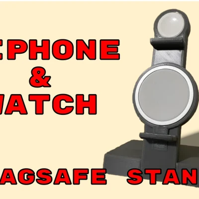 Đế Sạc Magsafe cho iPhone và Apple Watch (Chế độ Ngang)