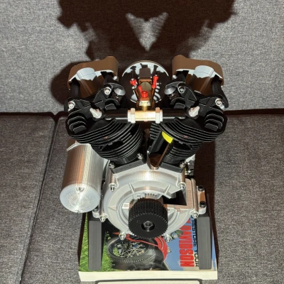 Mô hình động cơ Harley Davidson Knucklehead cổ điển