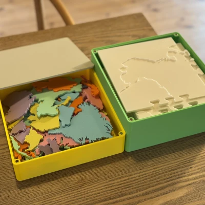 Bộ Ghép Hình Bản Đồ Thế Giới Remix