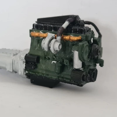 Mô hình động cơ xe tải tỉ lệ 1/24