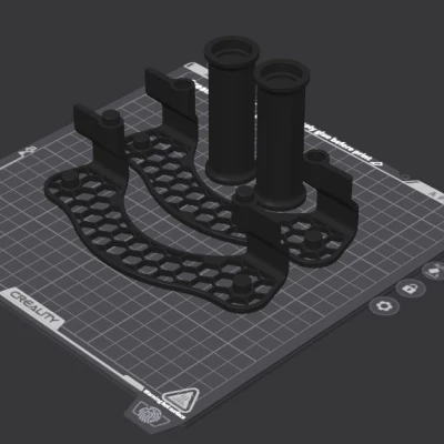Giá đỡ cuộn dây filament, đế giữ cuộn, con lăn dây filament
