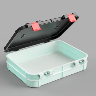 Hộp có tay cầm 20x15x5 cm (không cần support)