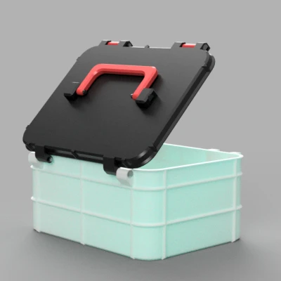 Hộp có tay cầm 20x15x10cm (không cần support)