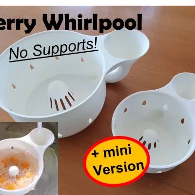 Bồn Rửa Berry - 1 Mảnh - In Không Cần Support - Tối Ưu In 3D - Nhỏ Gọn