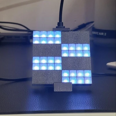 Tấm khuếch tán LED Matrix 8x8 WS2812 cho xe đua mô phỏng, đèn và cờ