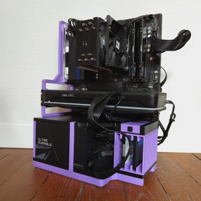 LxW Open Air - Vỏ case mATX in 3D cho Builds Tối giản, Giá cả phải chăng