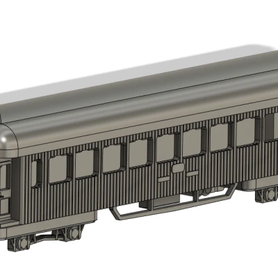 Toa xe khách "Phần Lan" H0 1:87 dễ in