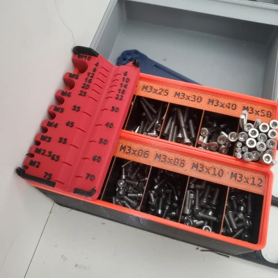 Dụng Cụ Đo Bu Lông/Vít Metric Gridfinity