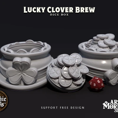 Hộp Xúc Xắc Lucky Clover Brew - Mythic Mugs