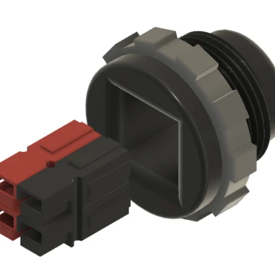 Đế Gắn Anderson Powerpole Lên Thùng Xe (Cho 2 Cặp Nối Chồng Lên Nhau) Cập Nhật 15-3-2025