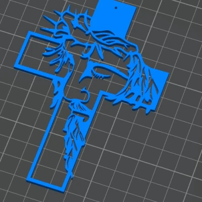 Mô hình Chữ Thập Mặt Chúa Giê-su