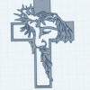Mô hình Chữ Thập Mặt Chúa Giê-su - Thumbnail 2