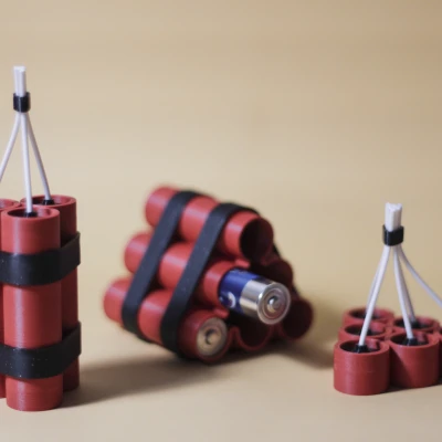 Hộp Đựng Pin TNT Dynamite: Mô-đun