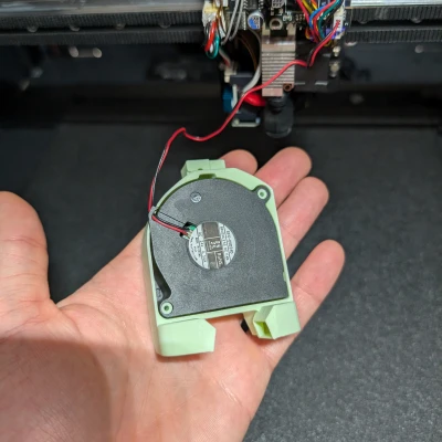 Kẹp quạt Atomic cho toolhead kiểu SV08 Bambu [12g] Tương thích Eddy