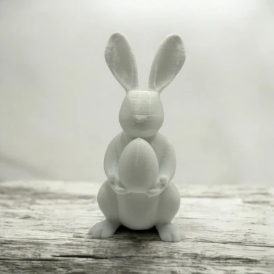Mẫu Tượng Thỏ Phục Sinh Mộc Mạc – Phong Cách Nông Trại