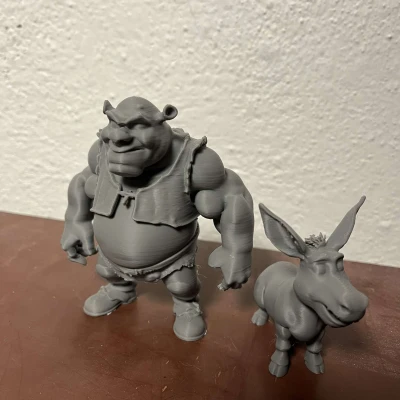 Mô hình Ogre Shrek và Donkey