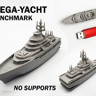 Mega-Yacht Benchmark Không Cần Support