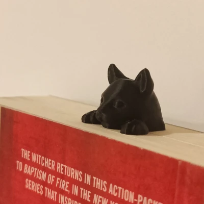 Dấu trang hình mèo dày dặn