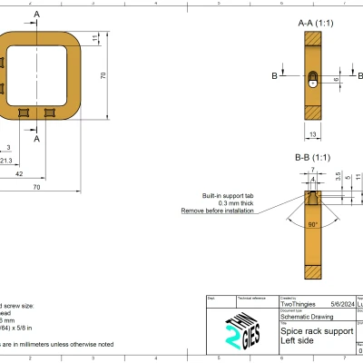 Giá đỡ hũ gia vị - Tái chế đũa ăn