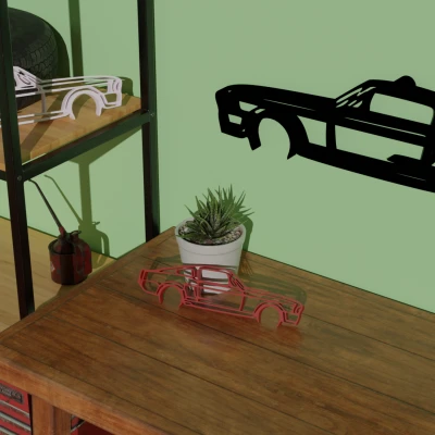 Trang trí hình dáng Ford Mustang