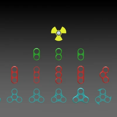 16 Mẫu Fidget Spinner