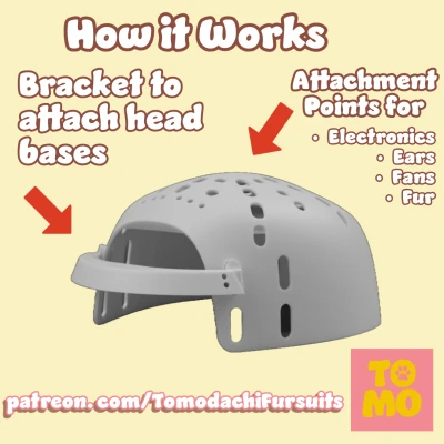 Đế Đầu Fursuit Đa Năng - Đế Đầu Fursuit Modul