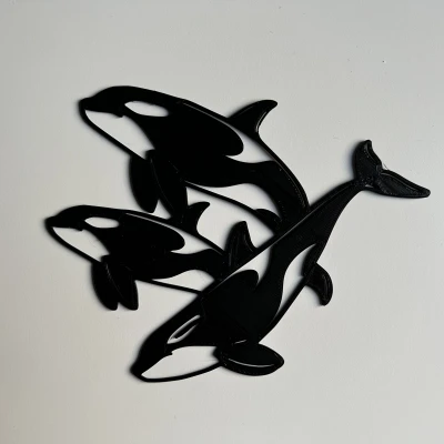 Nghệ Thuật Treo Tường Cá Voi Sát Thủ Số 2