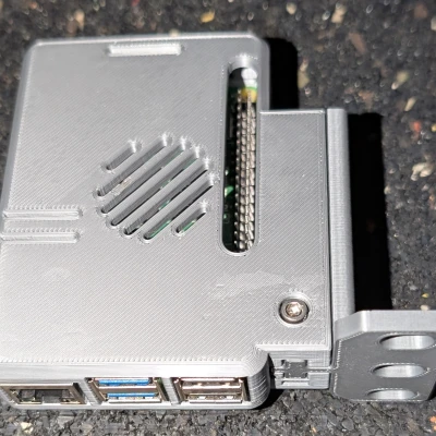 Vỏ Case Raspberry Pi 5 Gắn Rack Có Tùy Chọn PoE HAT và Quạt